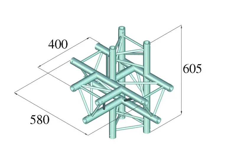 ALUTRUSS DECOLOCK DQ3-PAT51 5-way corner 
